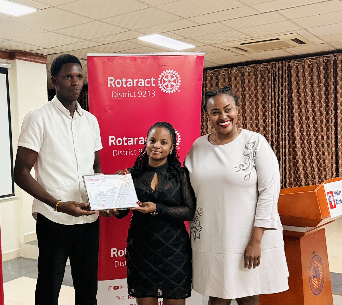 Welcome to the family top G✊ Excited to see you officially join the Rotaract journey of service, friendship, and growth, and most importantly thank you for choosing <a href="/rctkampalasouth/">Rotaract Kampala South</a> 🥳