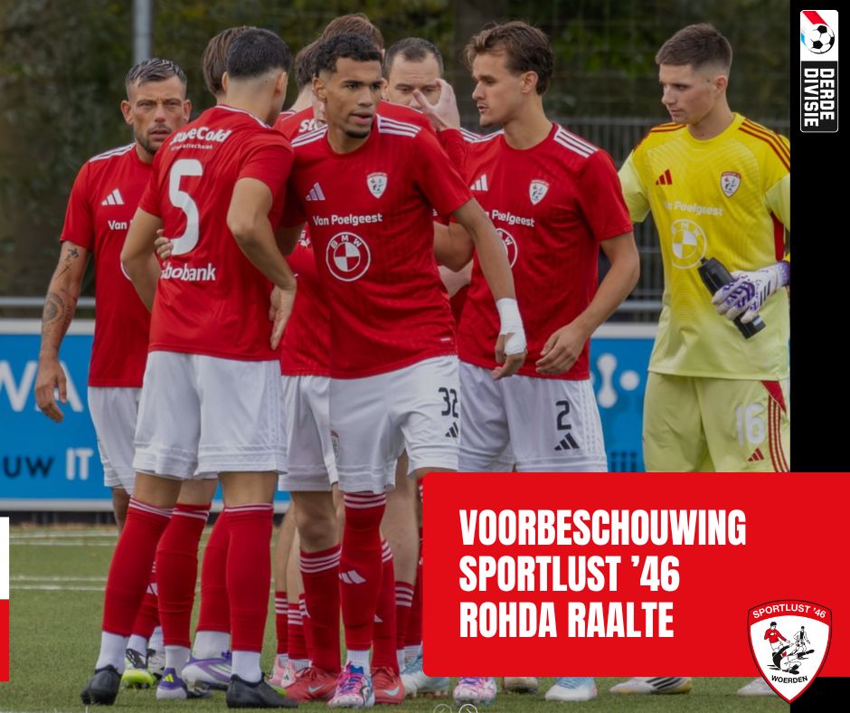 VOORBESCHOUWING | Zaterdag staat Sportlust '46 voor een serieuze test met de uitwedstrijd bij ROHDA Raalte, de trotse winnaar van de eerste periodetitel in de Derde Divisie A. Lees verder: tinyurl.com/9tmtja3c