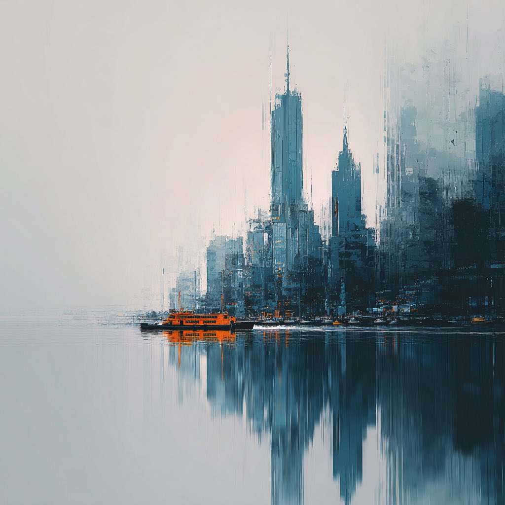 Unique930's tweet image. QT or Share your Abstract Art 
‘New York City’
#AIart #AbstractArt #NewYork #aiartcommunity