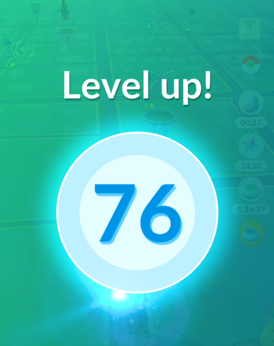 KamikeoPoGo's tweet photo. #RoadToLevel80
 
“Took our time. 🙂 And KILOMETERS completed BEFORE #GOROCKETGRUNTS! 😆 … NEXT!”
✨🥳✨

... 👊🏾🐻  GRIND! 
#TrainerLevel76
#PokemonGoLevel76 #TrainerLevel80
#PokemonGoLevel80 #OnlyMatterOfTime #PokemonGo https://t.co/oJAZFCZLsn