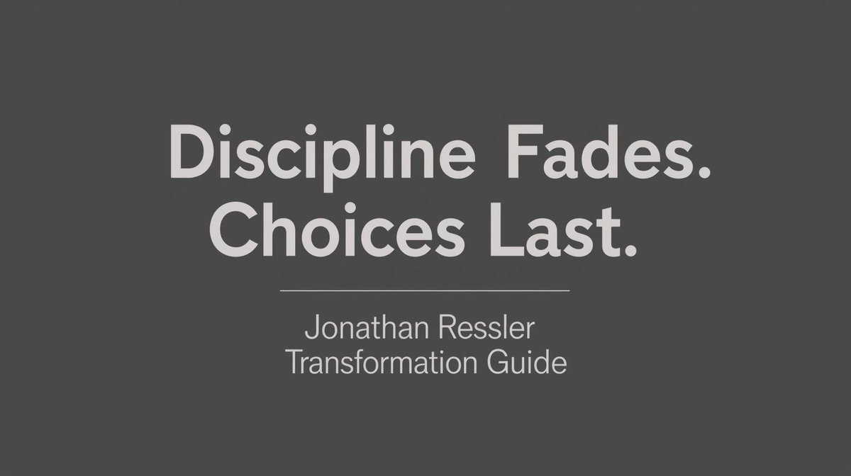 ResslerGuide's tweet image. Discipline fades. Choice lasts.
Most people keep trying to force their way through the same diet failures.
You change the moment you decide to choose what you eat, how you think, and how you live.
Stop waiting for motivation.
Start choosing like your health depends on it.