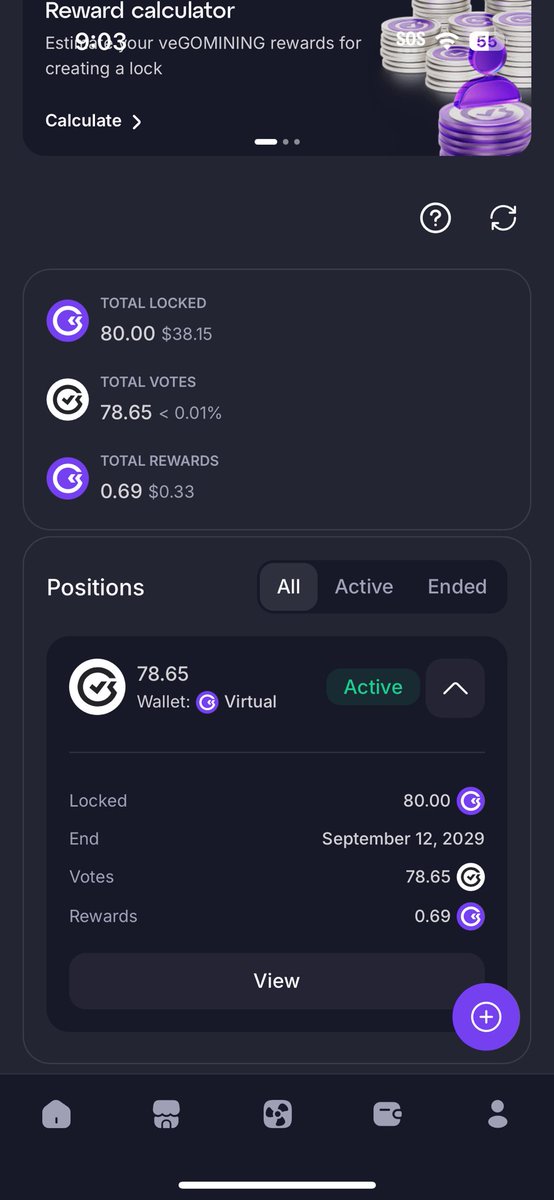 crypto_powerrrr's tweet image. So happy to see my progress on my locked gmt every passive win gets me closer to my goal. 😊 @GoMiningMW