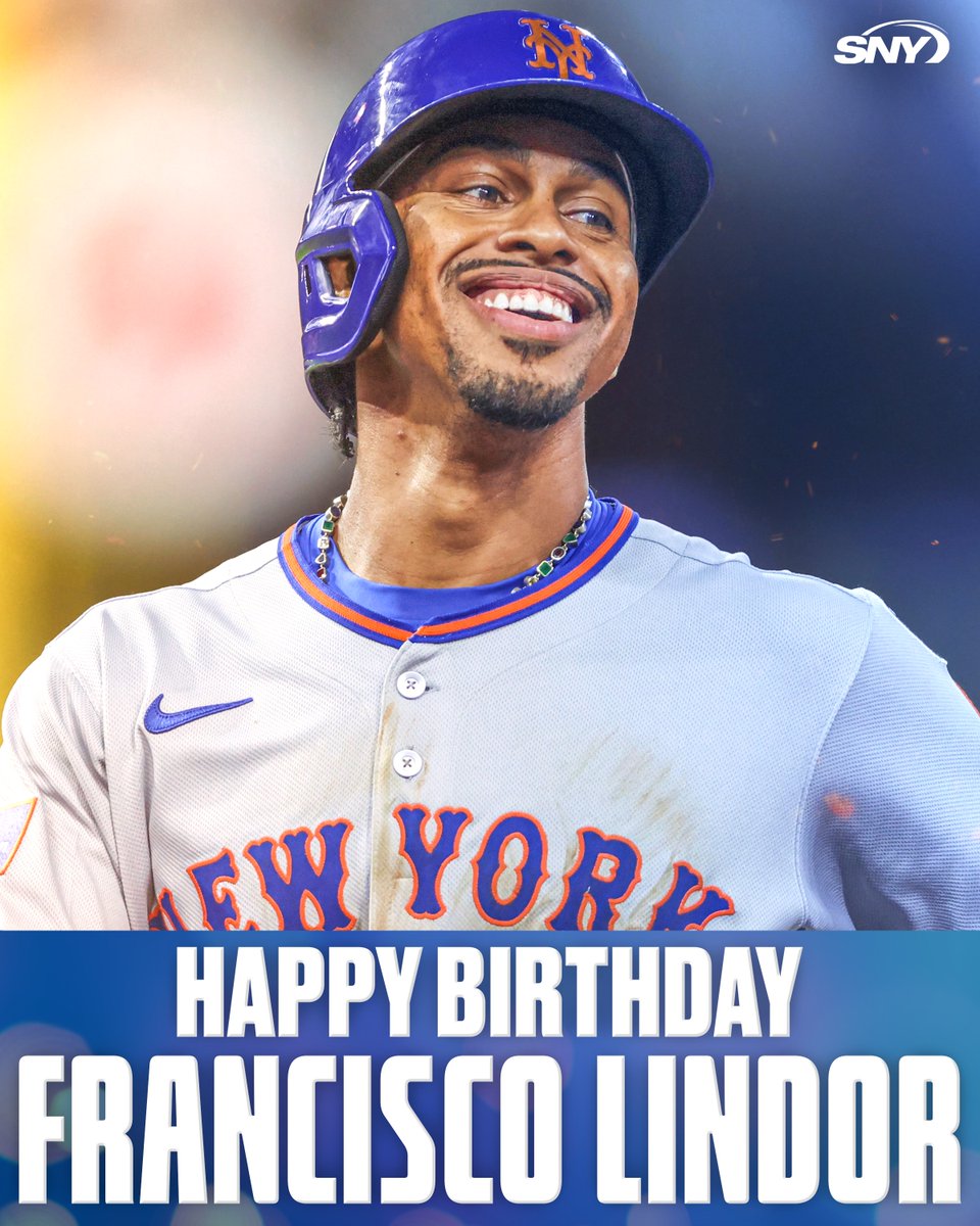 Happy 32nd birthday to Francisco Lindor! 🥳