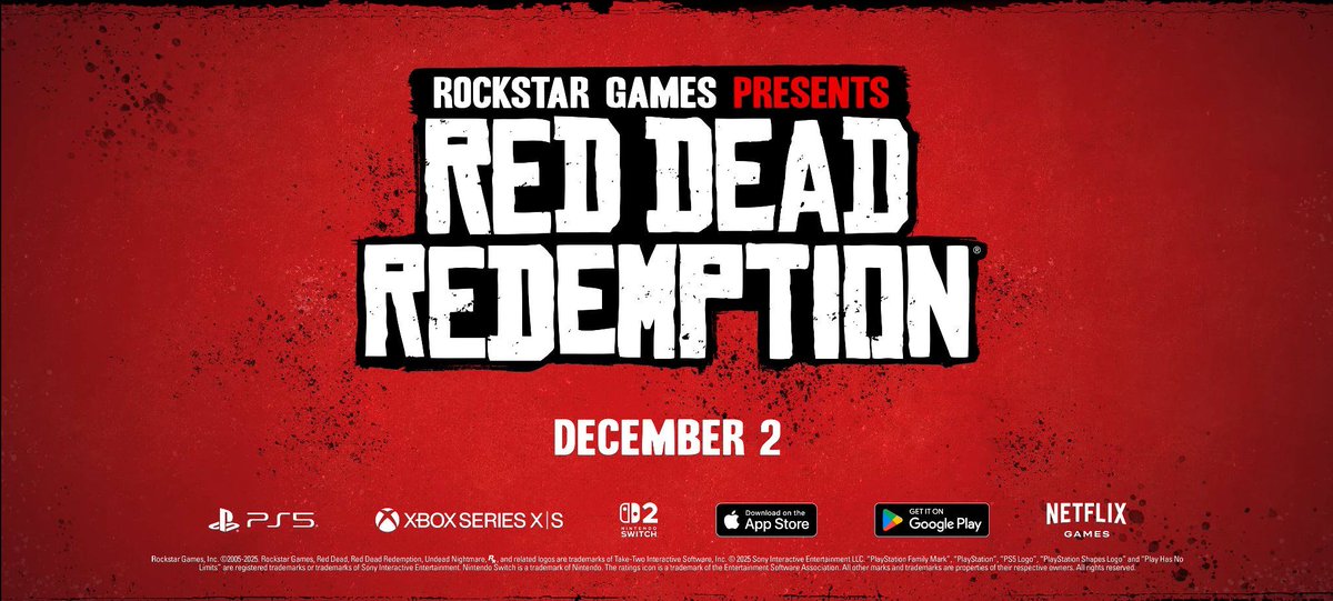 🔥 RED DEAD REDEMPTION 1 LLEGARÁ GRATIS a SWITCH 2

❗Los jugadores de PS4, Switch o Xbox One podrán actualizar sin coste a la versión next-gen.
Solo los usuarios de PS4 y Switch podrán conservar sus partidas en la nueva versión.
Se desconoce si habrá una versión física exclusiva