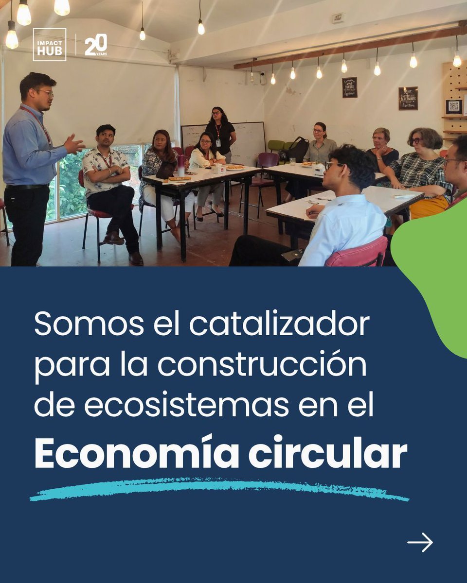 ImpactHubMty1's tweet image. Promover la implementación de la economía circular es escencial para el camino hacia la sostenibilidad.

La planeación profunda del uso de los materiales, producción de materiales y creación del valor en los desechos, nos permite completar un circulo económico.✔️ 

#impacthub