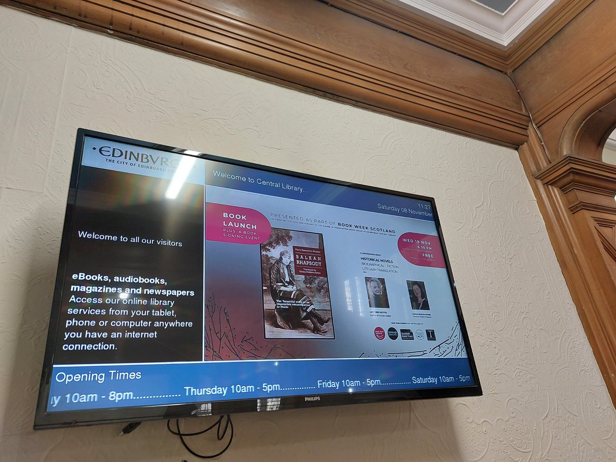 #DYK that BALKAN RHAPSODY - 1st book translated from 🇧🇬 to be published in🏴󠁧󠁢󠁳󠁣󠁴󠁿- started its journey at the Found in Translation book group <a href="/edcentrallib/">Central Library</a>

Just a few🎟️ left for the book launch! 
19/11, 6:30pm <a href="/edcentrallib/">Central Library</a> FREE  

Book now👉ticketsource.co.uk/edinburgh-cent…

#bookweekscotland