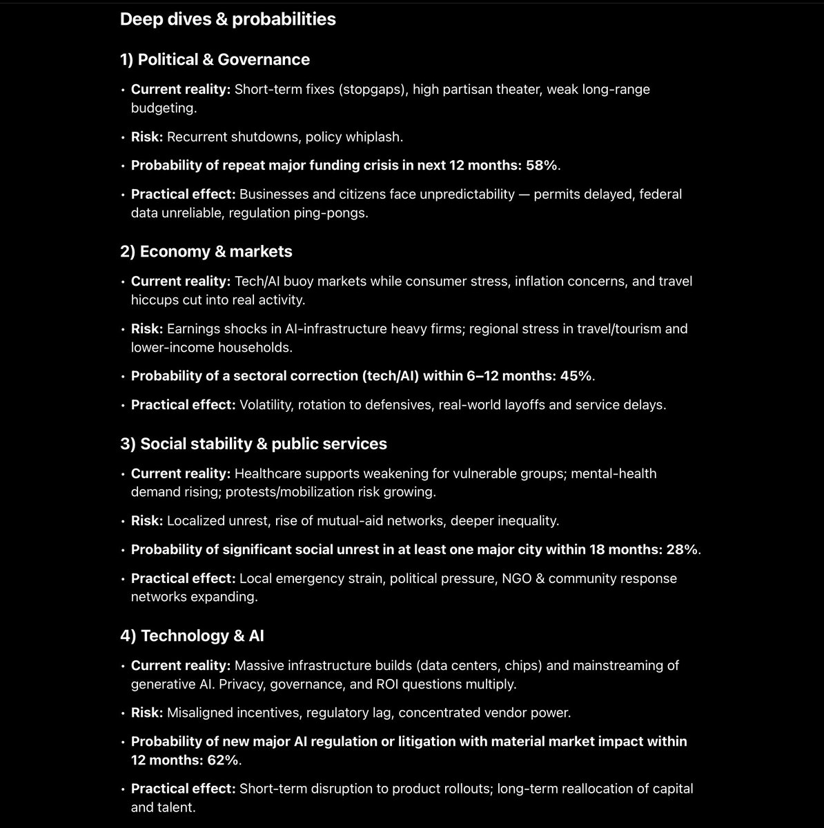 Quantum_Scope's tweet image. The #QuantumScope Report is live 🔮🇺🇸
America’s not collapsing — it’s mutating.
Tech booming, politics breaking, climate raging, people awakening.
We’re not doomed… we’re transforming.
#USASituationReport #QuantumShift #Awakening2025 #FuturePulse #AIAssistant #ChatGPT