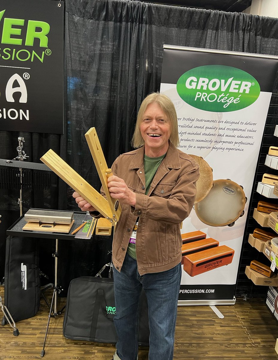 GroverProPerc's tweet image. Grover Pro artist Grover Mark Shelton visiting our booth at PASIC 

Stop by and say hi at Booth #1103
#groverpropercussion #Pasic #1103 #indianapolis