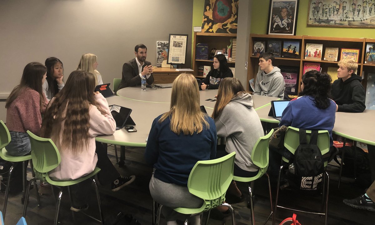 ShalerOracle's tweet image. What an amazing opportunity for us yesterday - before getting on a flight to Washington DC to vote on the government shutdown, Congressman Chris Deluzio generously spent an hour talking to us about a variety of topics - look for our story on his visit soon @RepDeluzio @ShalerArea