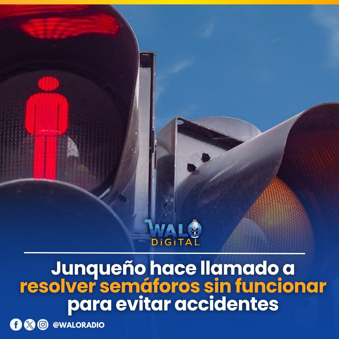 waloradio's tweet image. [AUDIO]  El ciudadano apercibió al alcalde y a otros funcionarios a que se tomen acciones para evitar una desgracia mayor. #Juncos #Semáforos

Para detalles:  waloradio.com/junqueno-hace-…
