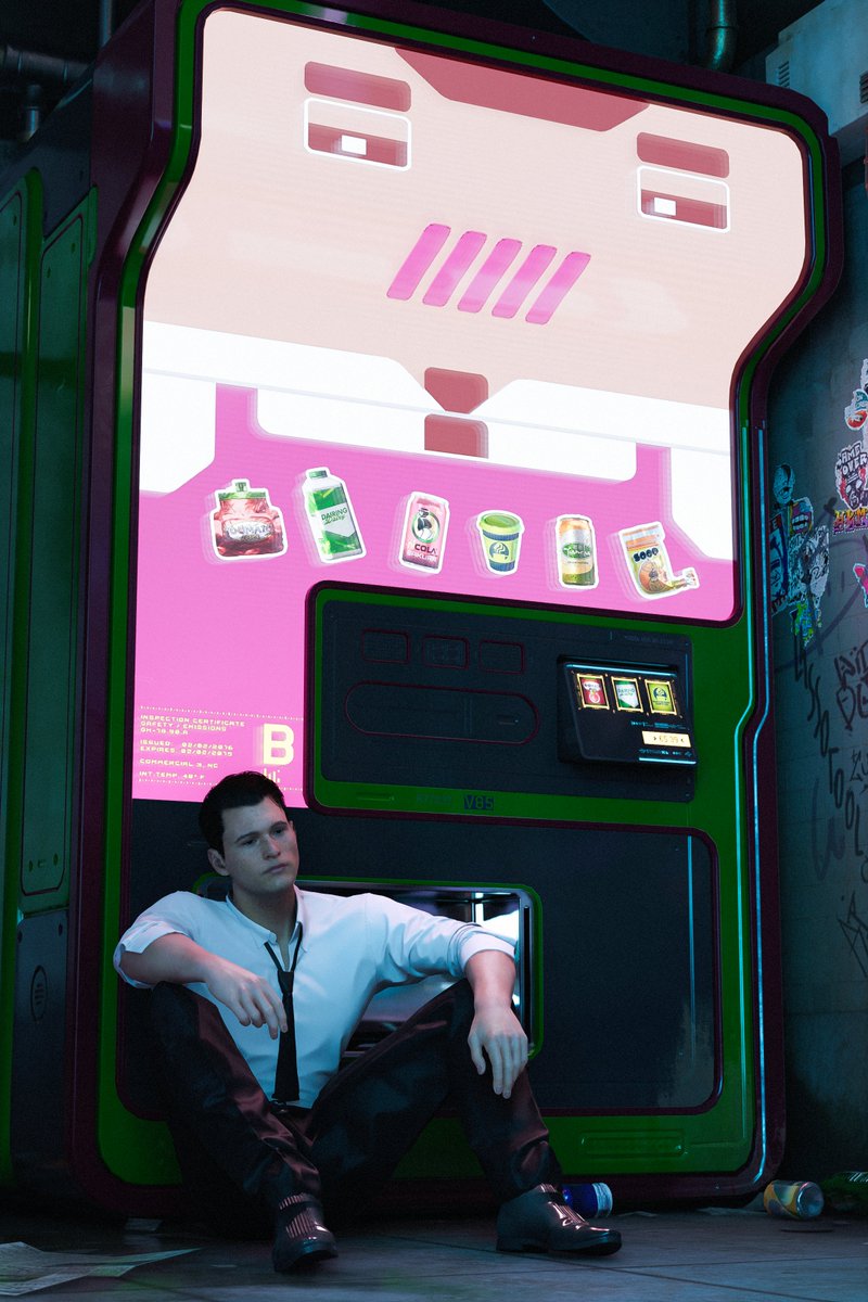 sometimes night city makes detroit look like a playground

#cyberpunk2077 #dbh #connordbh