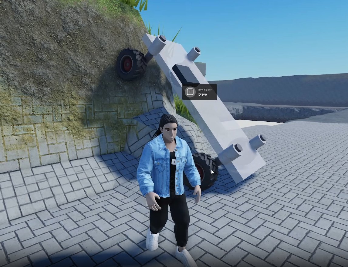 2337roblox's tweet image. offroad + destroyable Terrain #robloxgamedev. On picture just my tiny car but heavy machines SOON