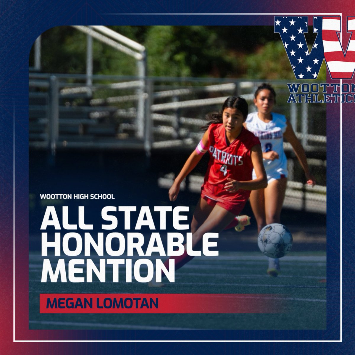Congrats to senior Megan Lomotan on earning All State Honorable Mention for soccer!