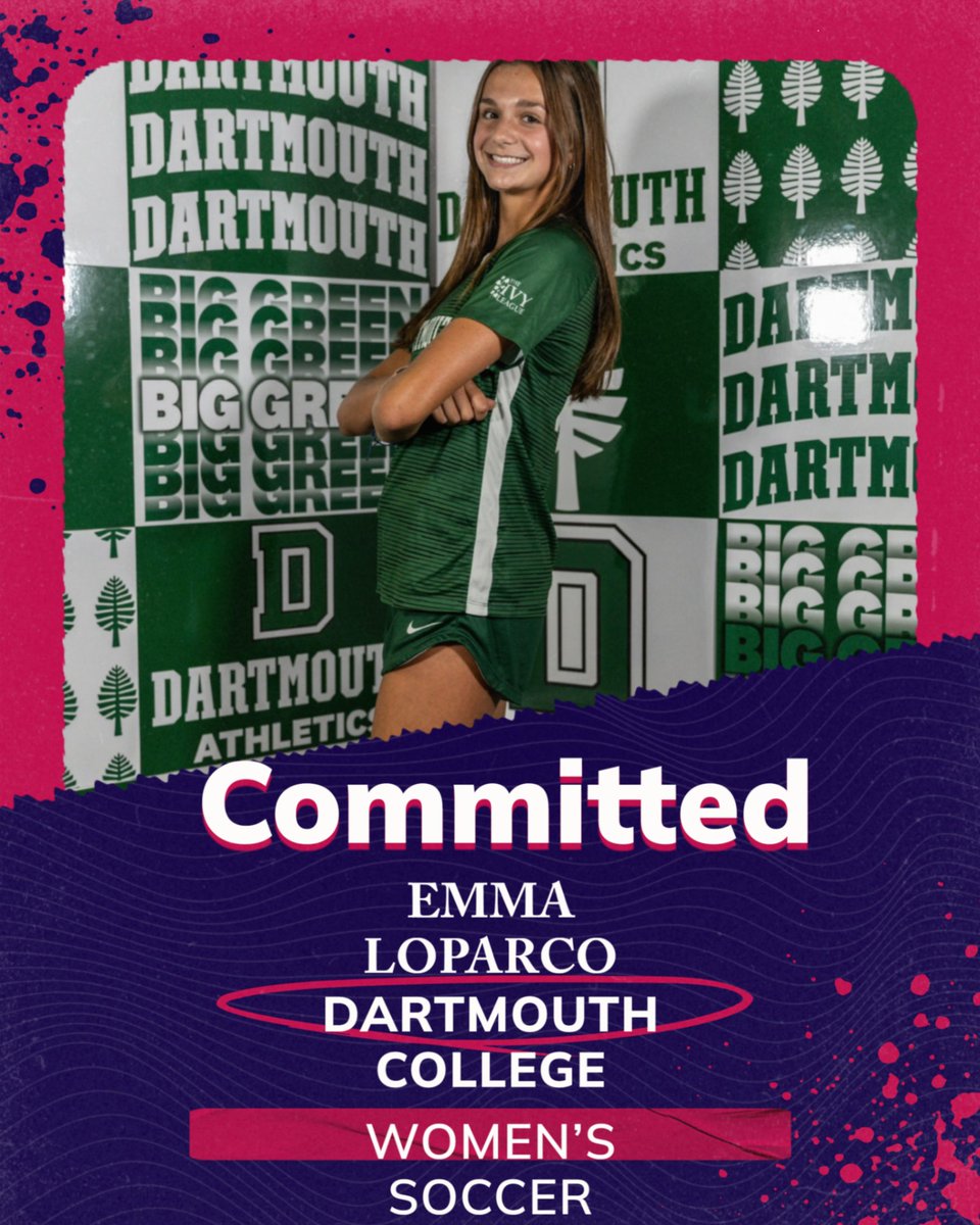 Congratulations to Emma Loparco who has committed to play soccer next year at Dartmouth College. #Next Level Falcon