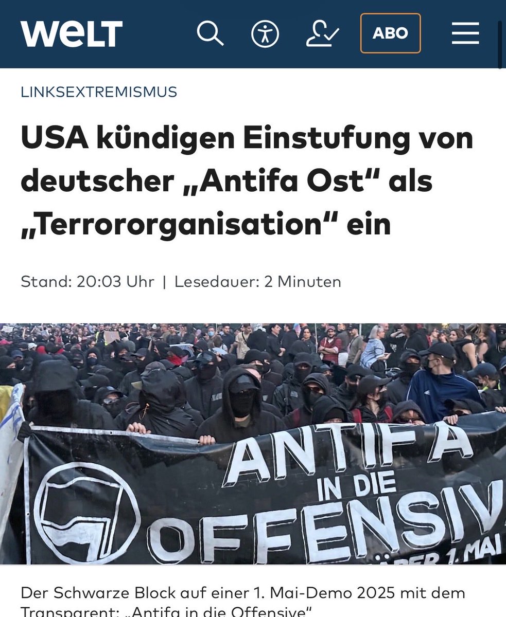 Jetzt werden <a href="/GoeringEckardt/">Katrin Göring-Eckardt</a>, Ferat Kocak, <a href="/Dzienus/">Timon Dzienus</a> es schwer haben, künftig in die USA zu reisen. Die Bundesregierung hat nun das Problem, dass die Finanzierung einiger NGOs als Terrorfinanzierung eingestuft wird. Danke <a href="/realDonaldTrump/">Donald J. Trump</a>