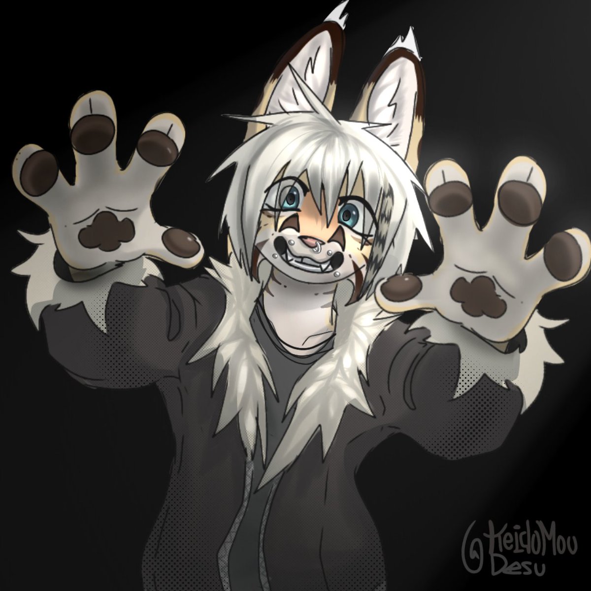 GlydeLikey's tweet photo. Riiiight i forgot to post this here teehee #furryartwork #art #rendering #numetal #posedrawing https://t.co/hxOwLgmsu2