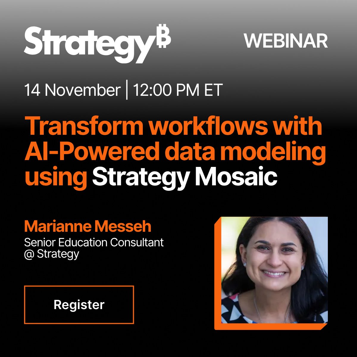MicroStrategy's tweet image. Tired of cleaning data by hand? 🧹
Let AI model it for you.

Join our live session Nov 14 @ 12PM ET and see how Strategy Mosaic Studio transforms manual modeling into AI-powered workflows.

👉 Register now: ow.ly/igZR50XrevU
#AI #DataModeling #SemanticLayer #StrategyMosaic