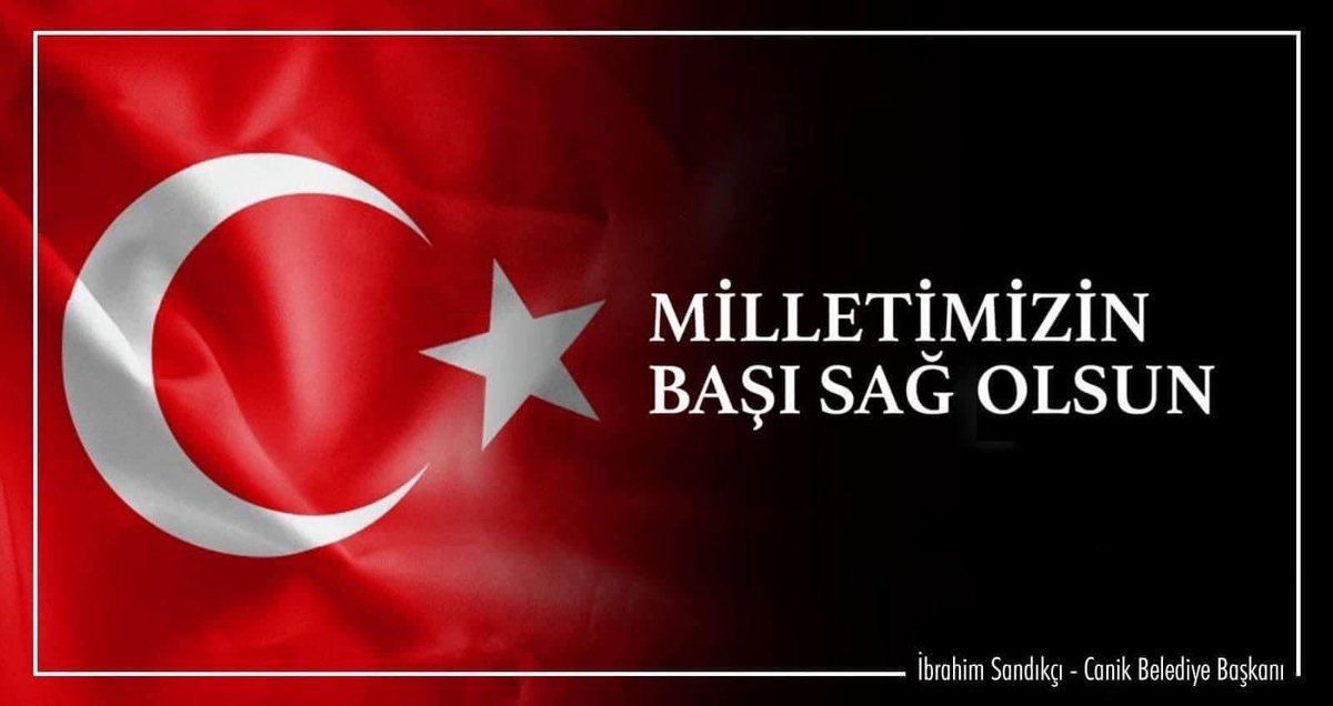 Tarım ve Orman Bakanlığımıza ait yangın söndürme uçağının Hırvatistan'da düşmesi sonucu şehit olan pilotumuza Allah’tan rahmet, ailesine ve yakınlarına başsağlığı diliyorum.

Milletimizin başı sağ olsun. 🇹🇷