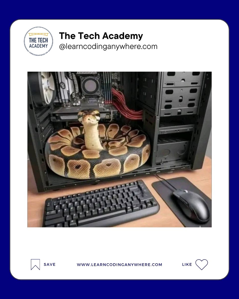 TheTechAcad's tweet image. When the tutorial said ‘install Python’ and you didn’t know they meant a programming language 😅

#learncodinganywhere #learntocode #thetechacademy #codingmeme #programmerhumor #funny #programmermeme #codememe #codehumor #juniordeveloper