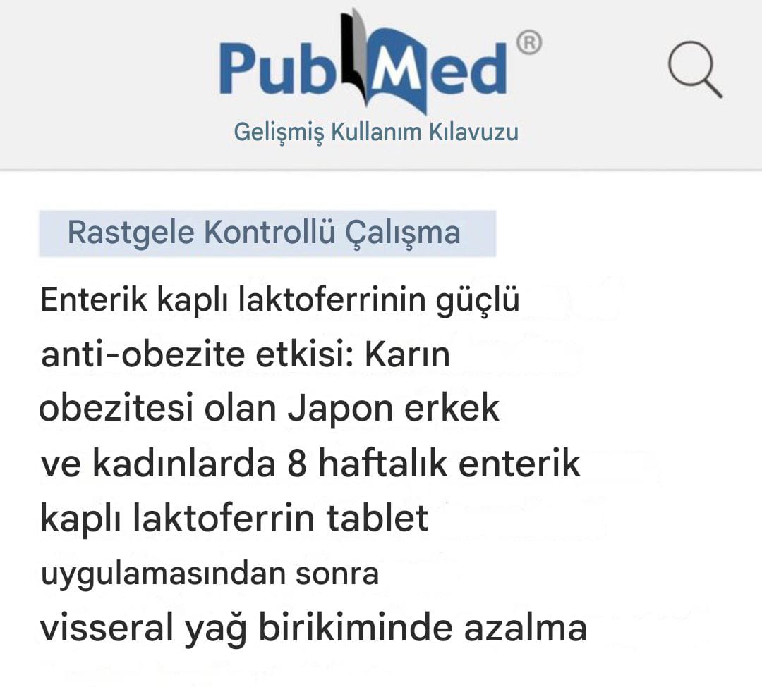 Laktoferrin, viseral yağları YOK EDER İnatçı göbek yağlarınız mı var? Tartı yerinden oynamıyor mu?
 Egzersize rağmen beliniz mi büyüyor?
 Bu viseral yağdır ve: 
- organlarınızı sarar
 - iltihabı tetikler 
- kalp hastalığı riskinizi artırır Bir çalışmada, 8 hafta boyunca günde 300