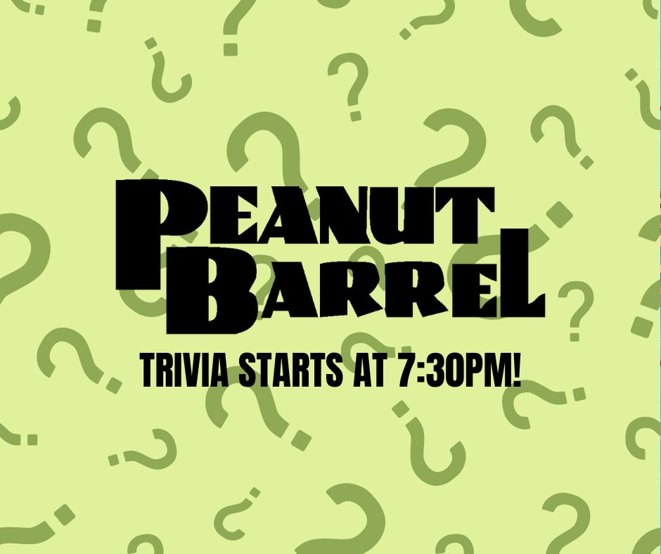 It’s trivia night! 🧠🍻
Free to play, prizes to win, and bragging rights up for grabs. Game starts at 7:30pm!
