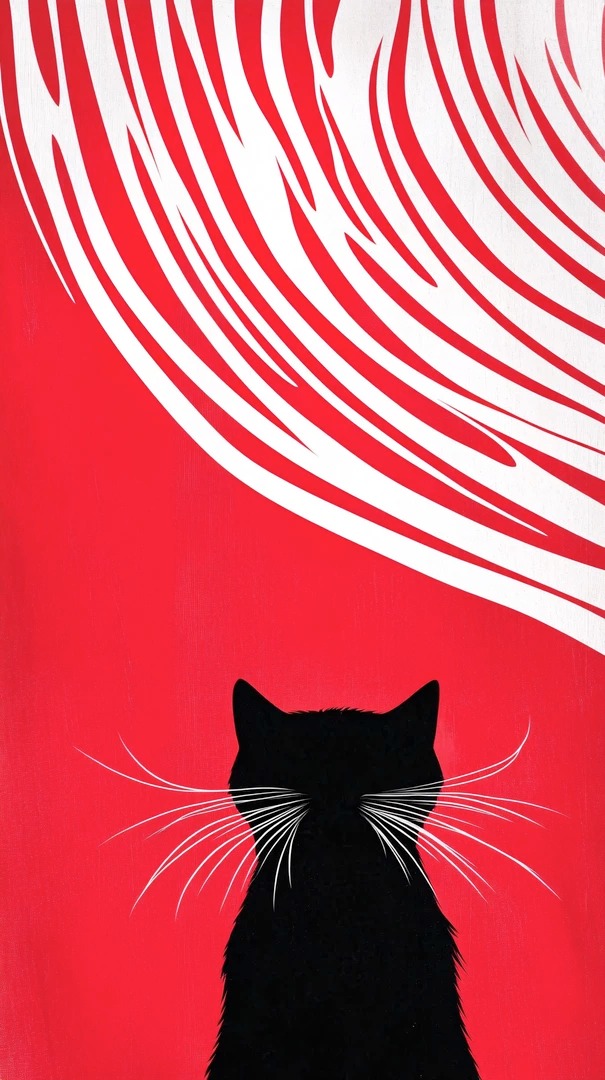 choo31578467's tweet image. A silhouette against a storm of red and white.
It doesn’t flee. It watches.

Send this to your past self.
wallpaper #dejavuwallpaper #minimalart #abstractdesign #redvibes #catart #silhouette #modernaesthetic #visualpoetry #digitalart