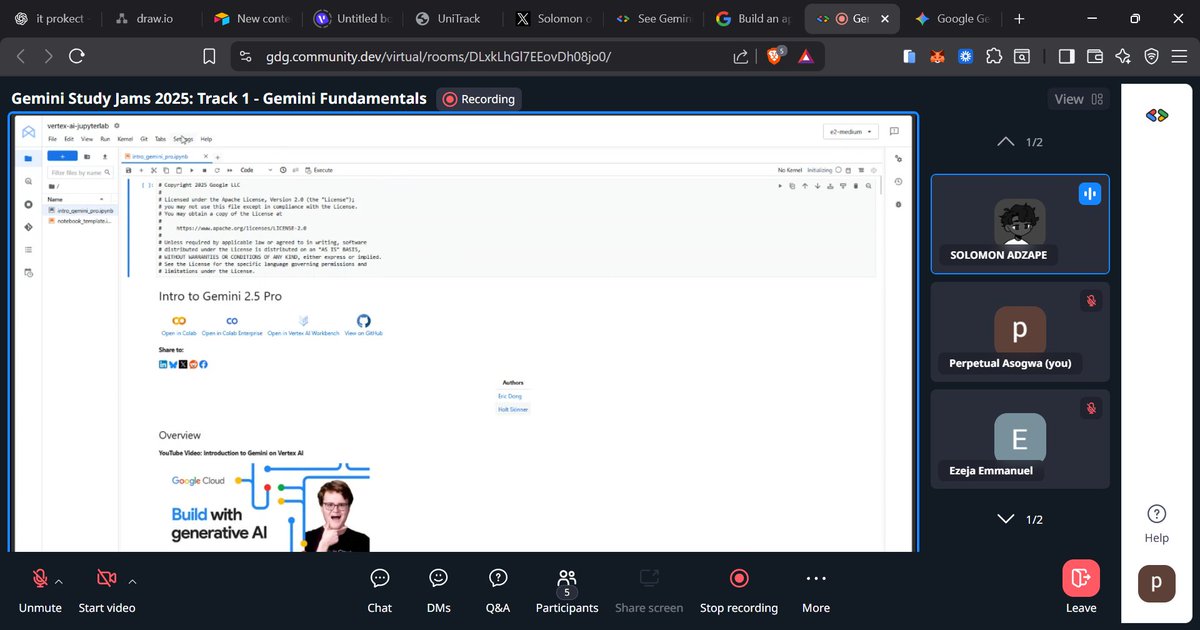 perpetualuchec5's tweet image. Day3 #30DAysofmyITProjectUpdate

Today I worked on signup and login endpoints for students and supervisors
 
I implemented JWTs for authorization and I&apos;m using a httpOnly cookie to store it to prevent CSRF and XSS attacks.

I also handled a session with @GDG_UNN on Gemini API