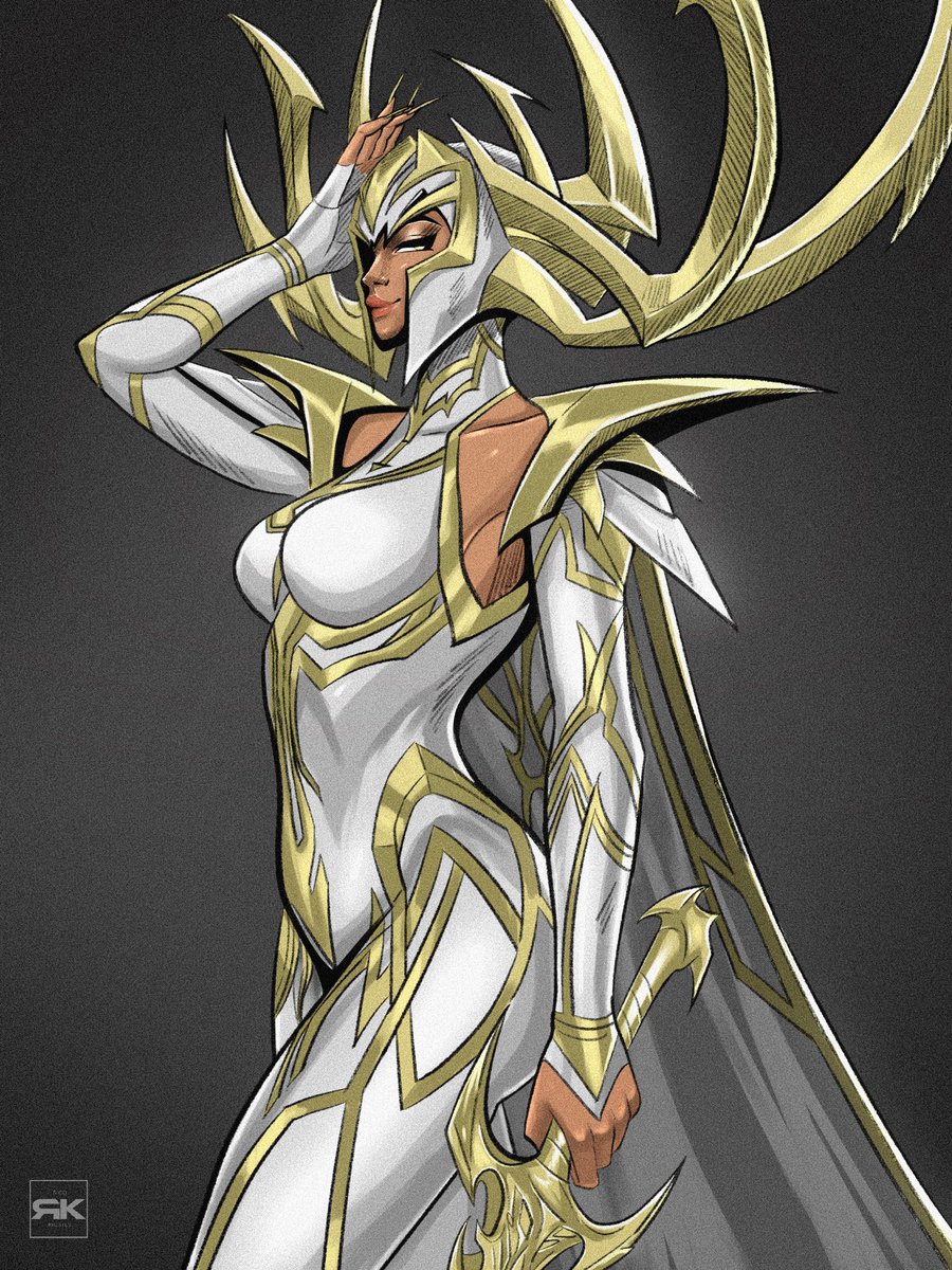 merciful queen hela 🤍✏️