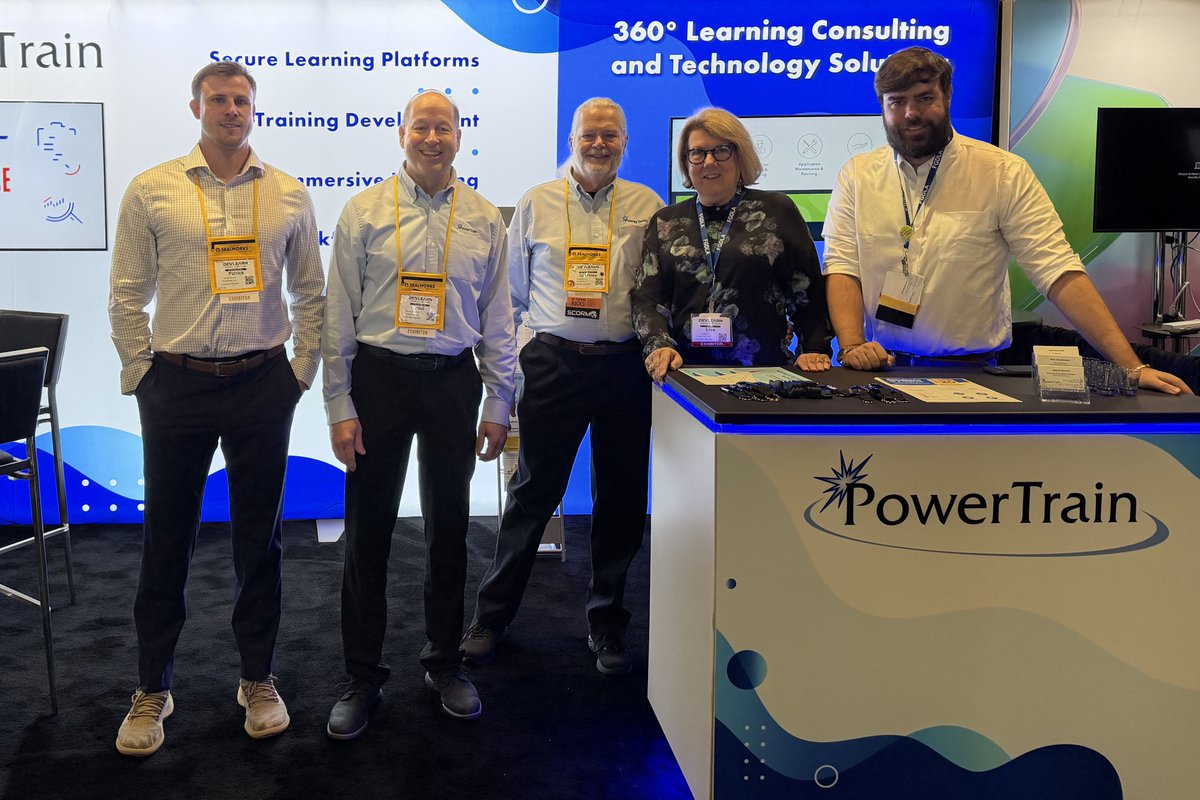 PowerTrain_Inc's tweet image. Day 1 of #DevLearn is in the books! 🎉 Thanks to everyone who&apos;s stopped by so far.

The fun continues today -- come see us at booth #252 for demos, swag, and connections!

#DevLearn25 #DevLearn2025 #LearningAndDevelopment #LearningTechnology