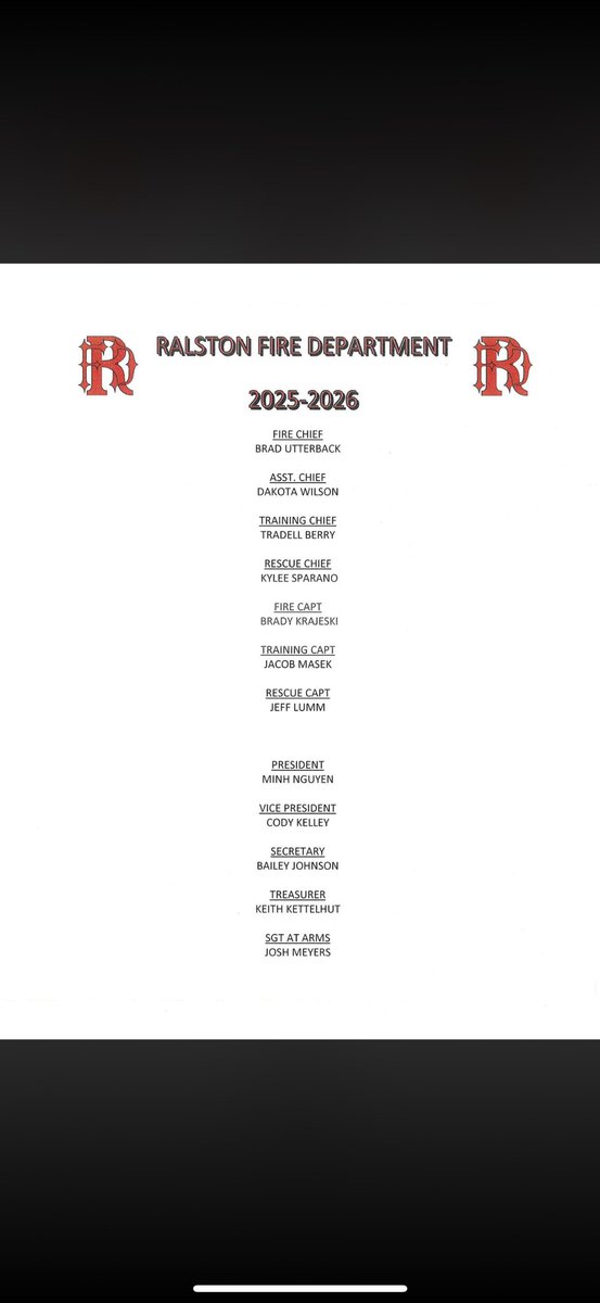 Ralston Fire & Rescue tweet media