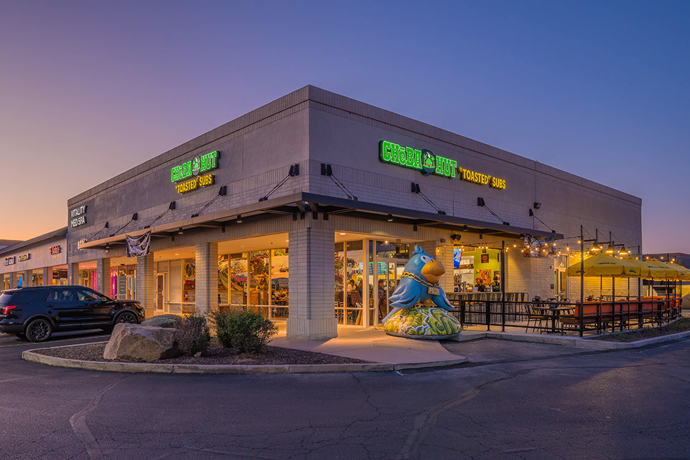 We’re proud to spotlight our tenant, Cheba Hut — a cannabis-themed sandwich shop bringing flavor &amp; fun across Arizona! 🌿
Represented by Partner Sean Lieb &amp; Advisor Trevor White, retail pros driving growth.
👉 Meet the team &amp; view listings: na2.hubs.ly/H021vsG0
 #CRESimplified