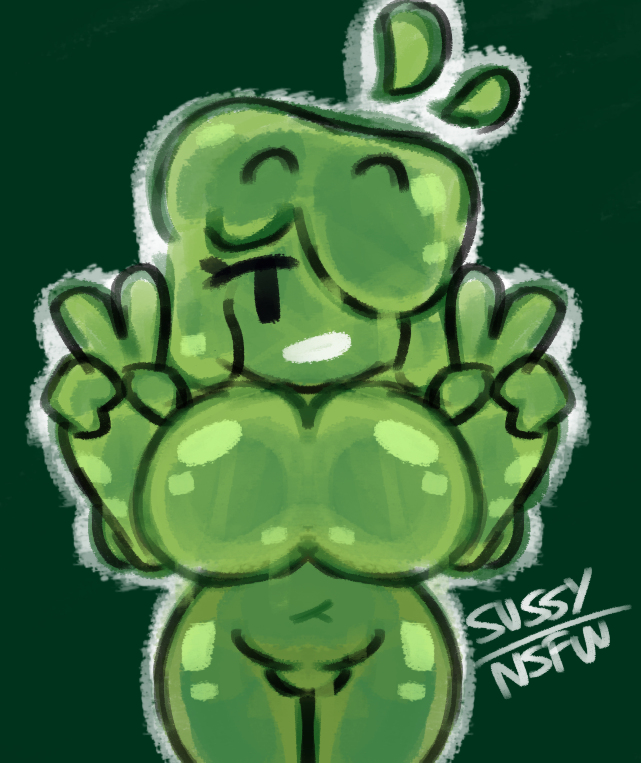SussyNsfw's tweet photo. felt like drawing @sycneit's slymee again but on my current experiment style hehe
#slimegirl #fanart #art #digitalart https://t.co/J9U4RISQwr