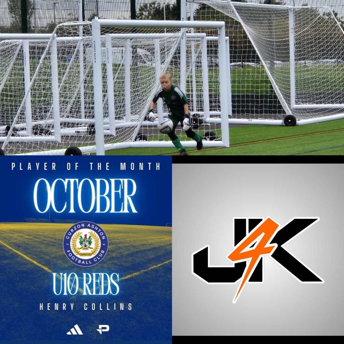 👏 Well done to Henry for winning October Player of the Month for his team!
He has been training hard and really impressing at his weekly J4K Goalkeeping sessions in Droylsden.
Keep up the great work Henry your dedication is paying off! 💪🧤⚽
#goalkeepercoachinginmanchester