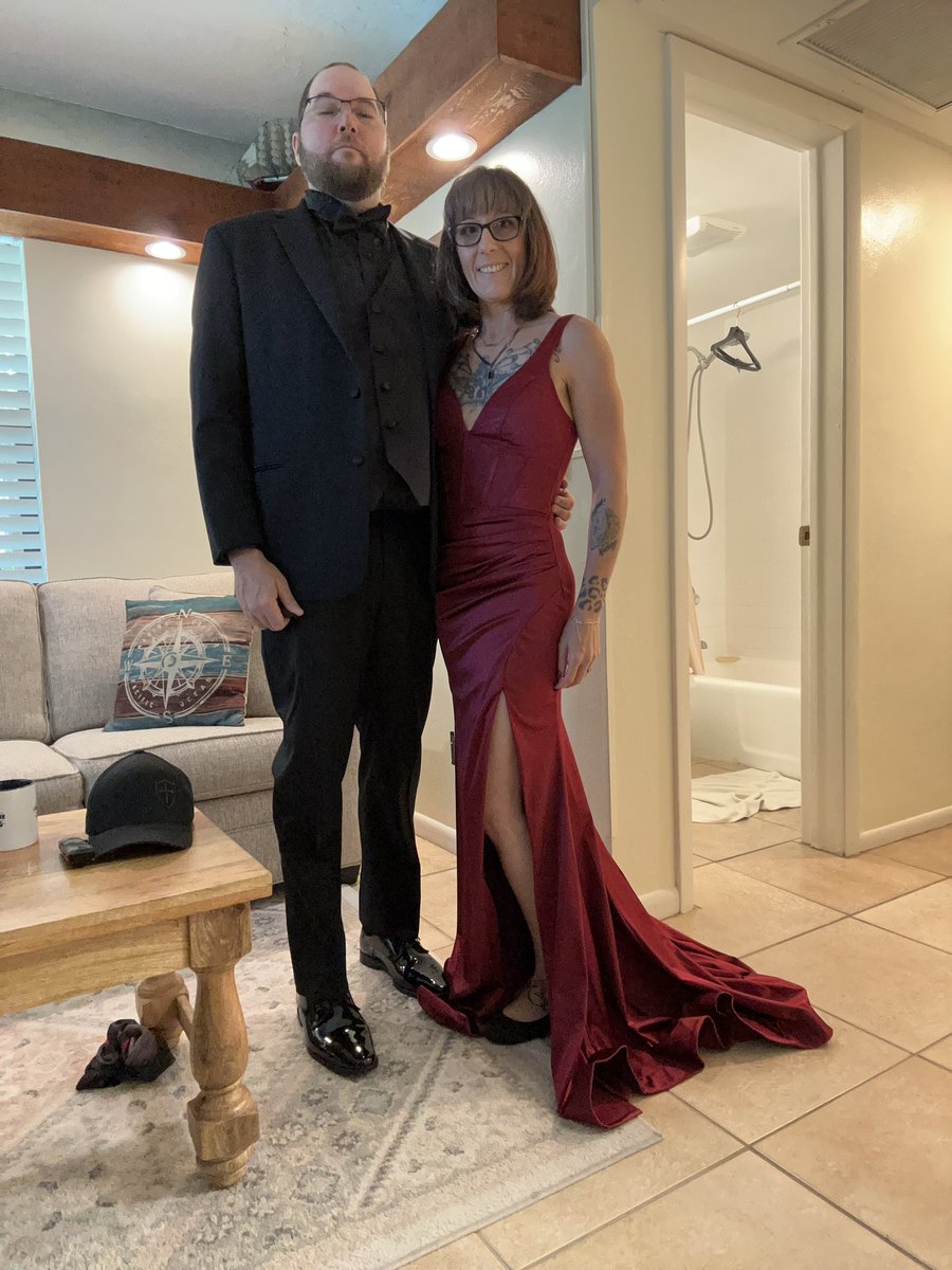 RealAbs1776's tweet image. Turns out I can still rock a tux. Although, I’m pretty sure Barb makes me look way better in the first pic by default 😁.