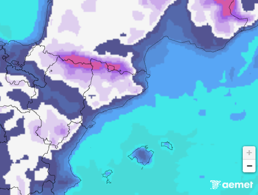 Perquè veieu la magnitud de l'ENTRADA FREDA que modelitzen els mapes per d'aquí 5 dies: Un mapa de colorets de l'Europeu, però de TºC. Hi HAURÀ REBAIXES,però de donar-se parlaríem de -15/20ºC als cims del Pirineu,-4/-6ºC CAT interior, glaçaria fins prelitoral i costa entre 3/6ºC!