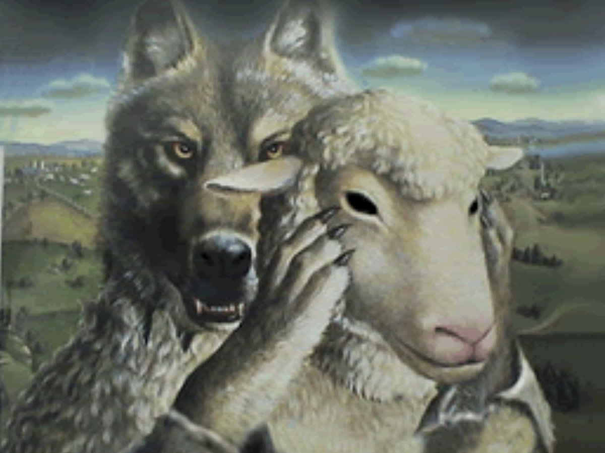 J3PCA's tweet image. These false prophets would masquerade as fellow sheep in the flock... They would put on sheep’s wool and try to look like sheep. But in reality, Jesus said these are ravenous, grasping wolves. 

reformedpolitics.substack.com/p/falsehood-an…