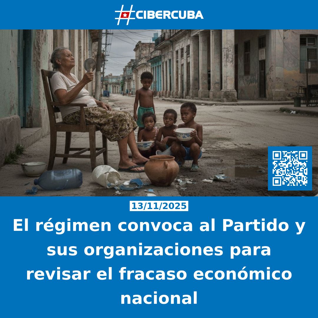 El régimen convoca al Partido y sus organizaciones para revisar el fracaso económico nacional

Leer más: shrlnk.org/noticias/2025-…