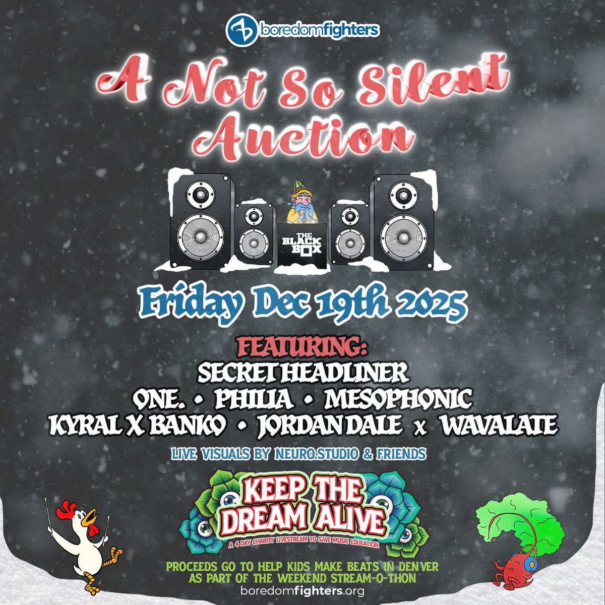 DENVER DREAMERS HERE ARE YOUR LIVE IN PERSON EVENTS AT <a href="/TheBlackBox5280/">The Black Box</a> 

Thursday: blackboxdenver.co/events/brotha-…

Friday: blackboxdenver.co/events/boredom…

Event link: facebook.com/events/8638728…