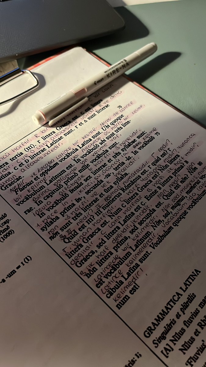 ben latince biliyorum