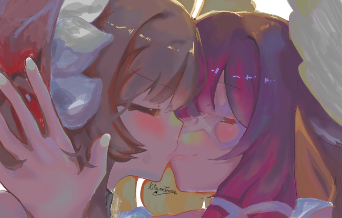KitsuneTenma's tweet photo. #sandbina kiss(*´꒳`*)♡ https://t.co/fakpzNCDkC
