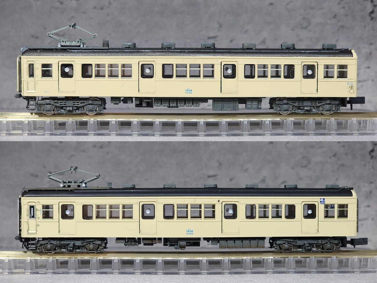 CROSS POINT 東武電車7820系キット 東武7820系GM(クロスポイント)キット組立例