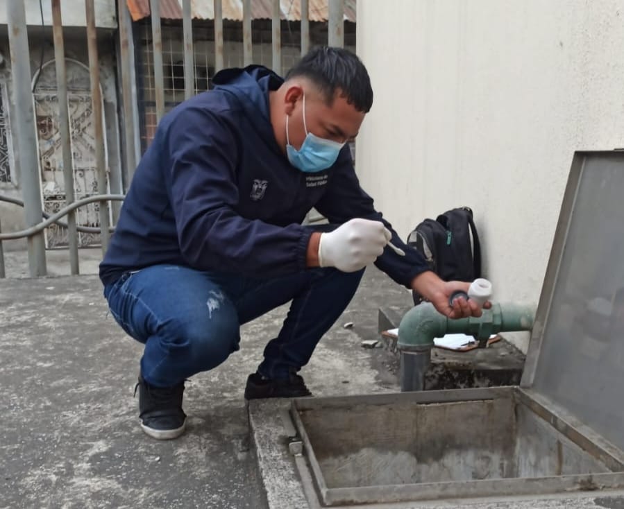 Salud_CZ8's tweet image. #MSPEnTerritorio | Personal de #ControlVectorial del #Distrito09D04 de @Salud_Ec realiza labores de abatización y eliminación de criaderos de mosquitos 🦟 en la parroquia #FebresCordero, con el fin de prevenir enfermedades como dengue, chikungunya y zika.