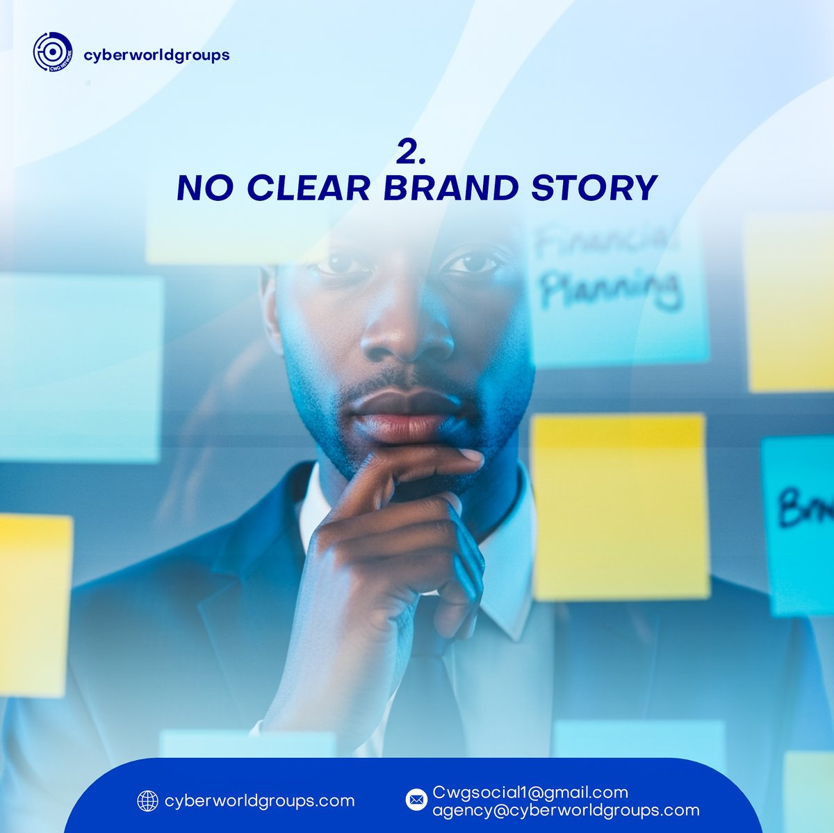 _cwgsocial's tweet photo. Your business mistakes are costing you growth. 💸
Inconsistent branding, lost users, slow websites... we fix the core problems. Swipe to see the blueprint for success. 👇
#DigitalTransformation #UIUXStrategy #BusinessGrowth #Cyberworldgroups https://t.co/M3D5XBw9dt
