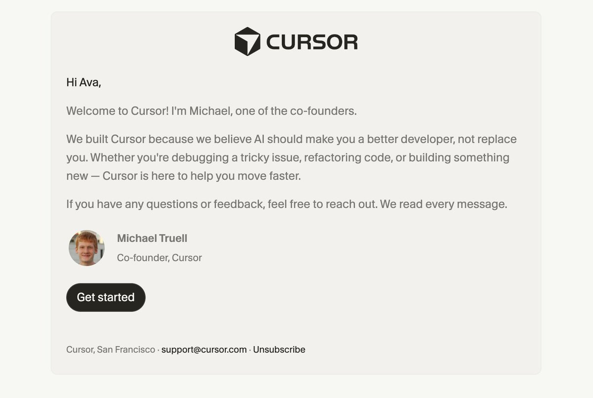 inboundemail's tweet image. Welcome Email Design | @cursor_ai

templates.inboundemail.com