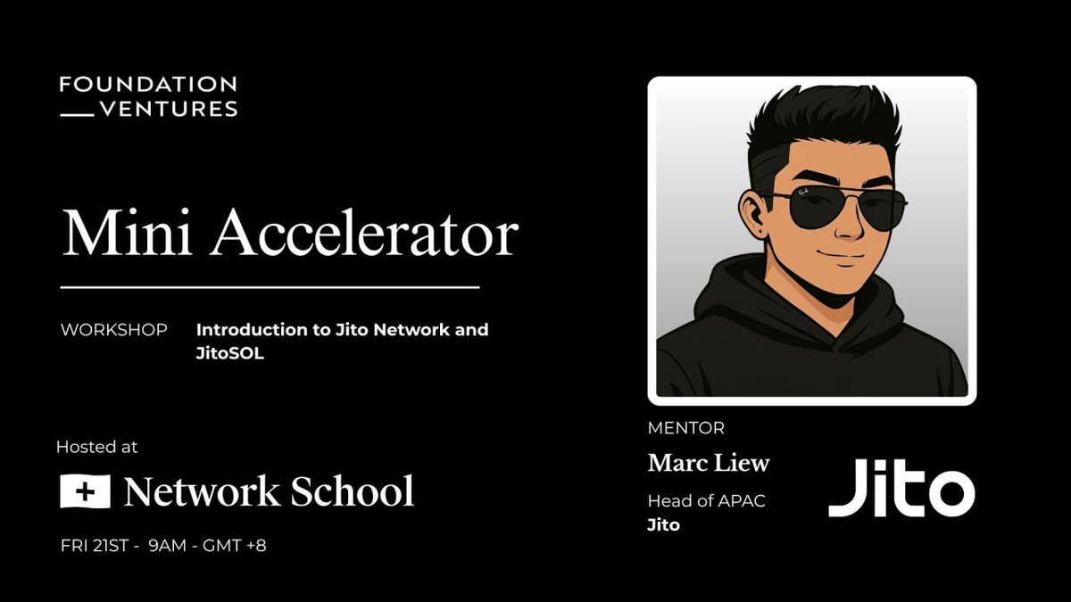 FoundationVent's tweet image. First mentors Revealed! 
Worth jetting off to Asia? 
Thank you @JET_EUROPA_ and @kxrnel for the opportunity to work alongside @JET_ASIA_ - @marcl8888 and spread how people can use @jito_sol !
@KeisonRigg will be representing Foundation Ventures in Malaysia, co-hosting a series of…