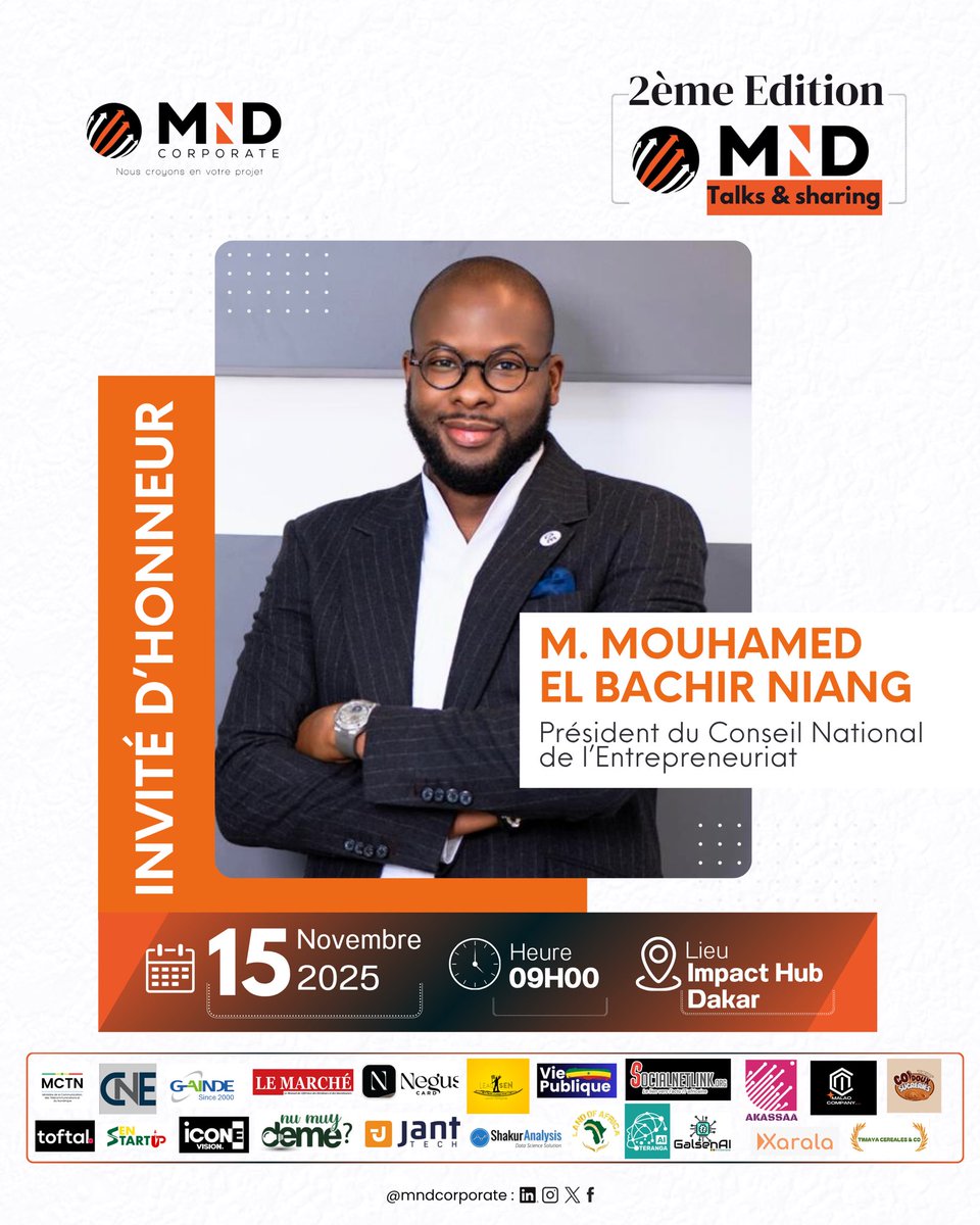 MND_Corporate's tweet photo. Nos invités d’honneurs ✨🤝
Un leadership fort jumelé à une vision éclairée peut faire du développement de l’économie numérique une réalité.
@LeNewDeal @NumuyDeme @ViePubliqueSN @Noo_IDcard @Dwr_Mamadou
#LeNumeriqueChangeTout
#EconomieNumerique
#mndcorporate https://t.co/aBsLZvnnL5