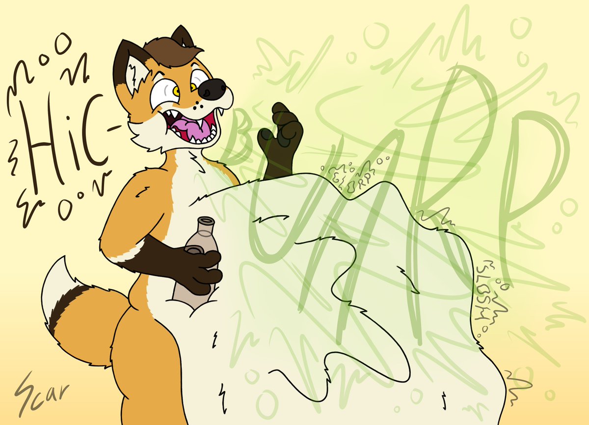Just downed a giant bottle of soda~

Or maybe... a few... erm.. barrels &gt;w&gt;'
Anyways for all you freaks who love wet slobbery burps...~

BHROOOOOooooOOOOOoooaaarlch~!!!!
UwU