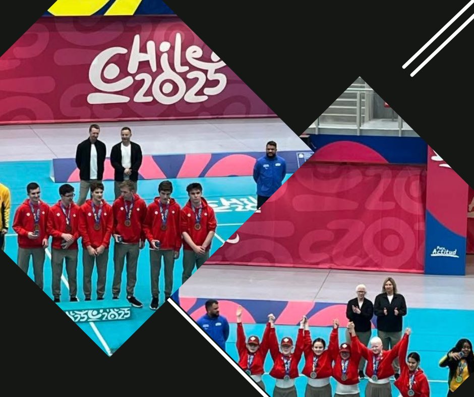 We are so proud of all the athletes who competed at the 2025 Youth Parapan Am games in Chile from Oct 31st to Nov 9th. 

The girls came back with a SILVER medal and the boys with BRONZE! 

Proud is an understatement! 

Congratulates to all the athletes and coaches!