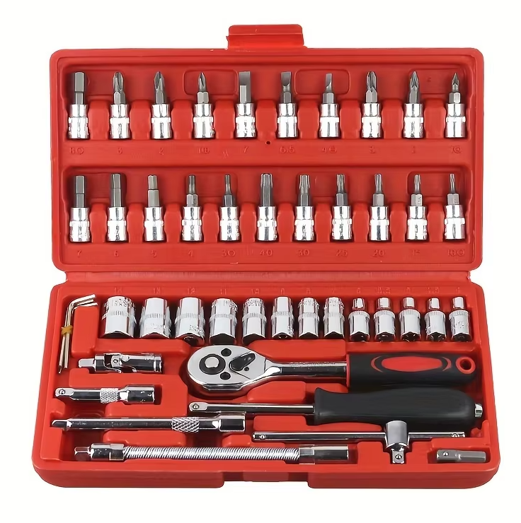 AutoEdgeCo's tweet image. 🧰🔧 Be ready for any repair! Our 46pcs Car Repair Tool Kit includes all the essentials you need for quick fixes at home or on the road. Compact, durable, and organized for easy use anywhere! 🚗💪

#CarTools #AutoRepair #ToolKit #CarMaintenance #GearUp
autoedgeco.com/product/46pcs-…