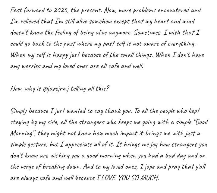 japejrmj's tweet photo. i just wanted to say that you're brave for holding on and staying until now, to many more days.. months... years and a lifetime to us, you're not alone🩵 https://t.co/NCRjBikTWp
